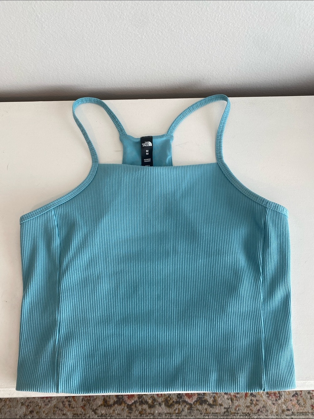 The North Face Women's Teal Ribbed Tank Top